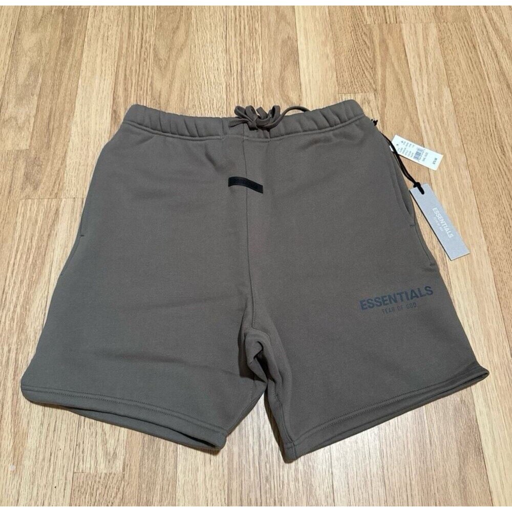 Essentials Fear Of God Sweatshorts Taupe Brown 2021 Men’s Size Small